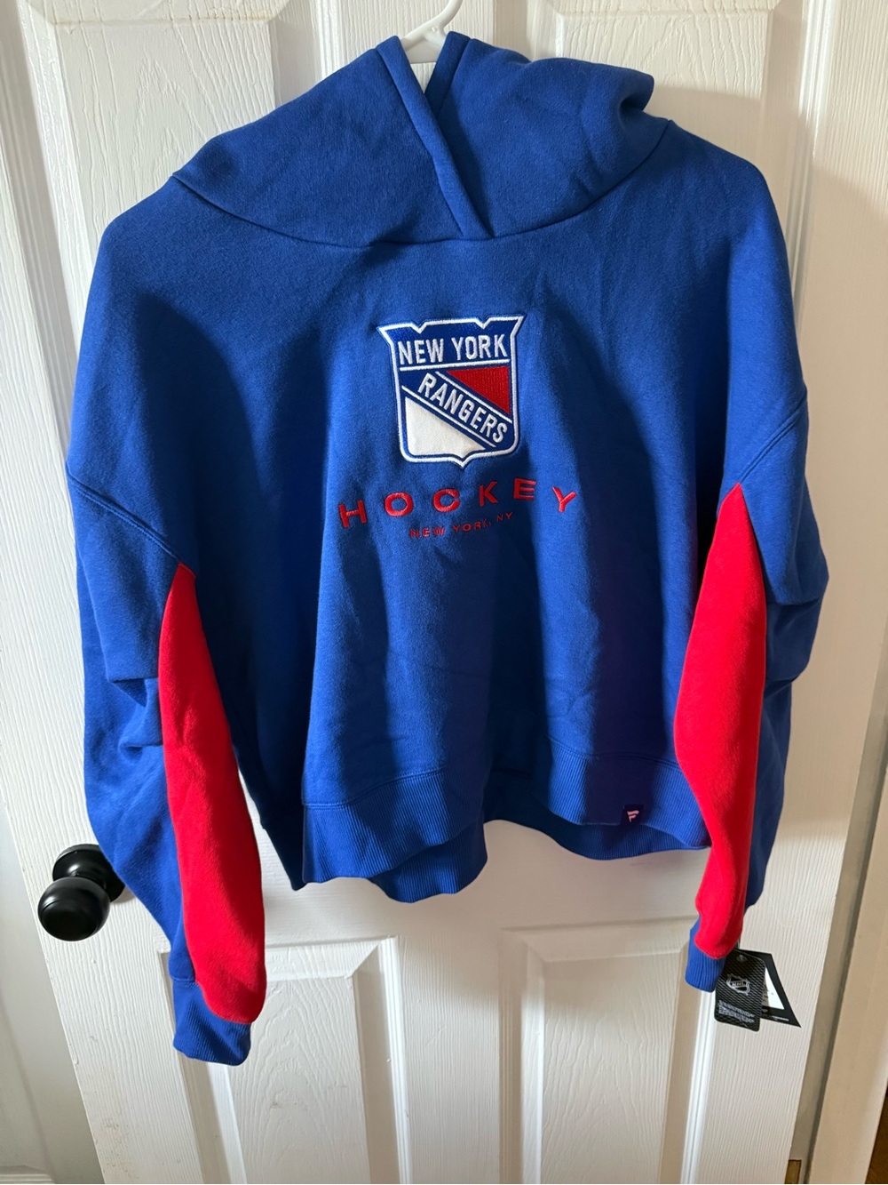 NWT Fanatics New York Rangers NHL Hockey Women's Hoodie Sweatshirt Size med 356
